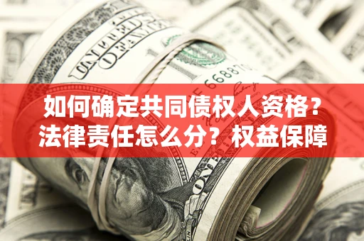 济南如何确定共同债权人资格？法律责任怎么分？权益保障技巧揭秘！