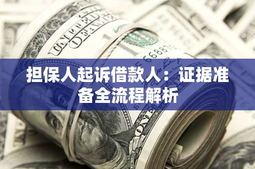 济南担保人起诉借款人：证据准备全流程解析
